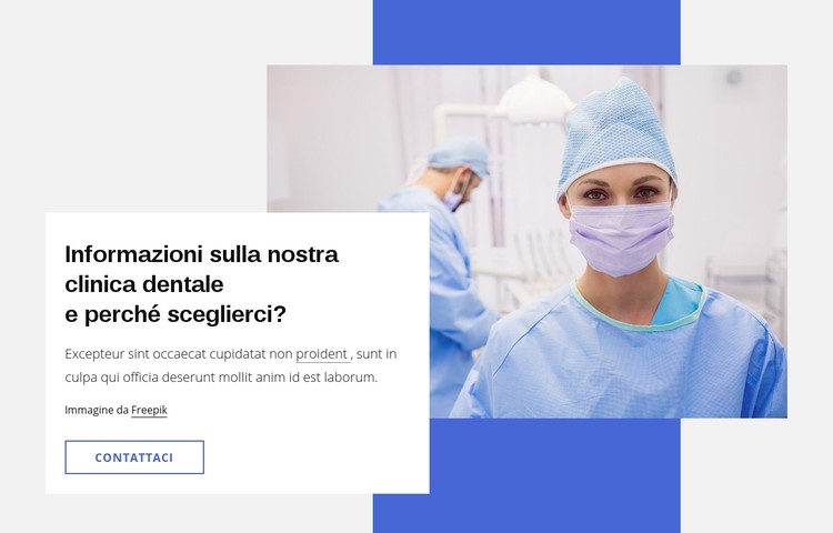 Denti sani e un sorriso sano Modello CSS