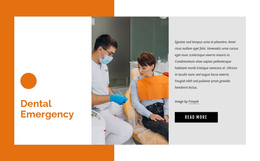 Dental Emergency - Free Download One Page Template