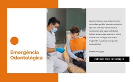 Construtor De Sites Mais Criativo Para Emergência Odontológica