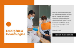 Emergência Odontológica - Modelo De Página HTML