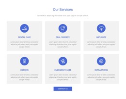 Dental Clinic Services - Free Website Template