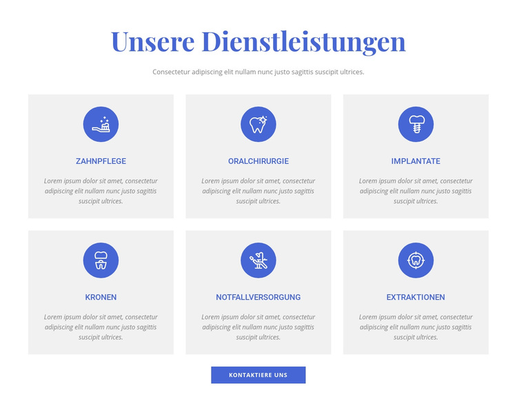 Zahnklinik Dienstleistungen WordPress-Theme