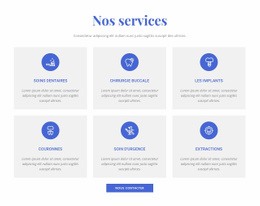Services De Clinique Dentaire - HTML Website Creator