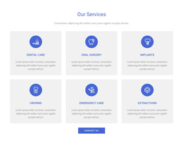Dental Clinic Services Site Template