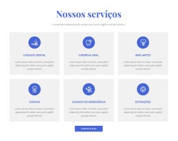 Serviços De Clínica Odontológica - Design De Site Profissional