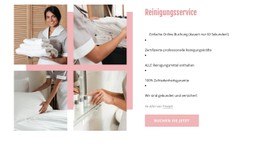 Website-Design Für Zertifizierte Professionelle Reinigungskräfte