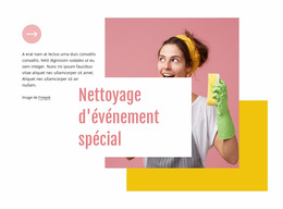 Nettoyage D'Événement Spécial Site Web De Service