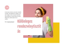 Különleges Rendezvénytisztítás - Többcélú Webdesign