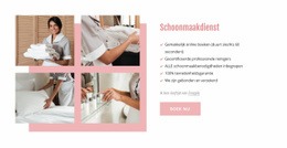 Geweldig Website-Ontwerp Voor Gecertificeerde Professionele Schoonmakers