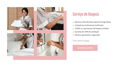 Produtos De Limpeza Profissionais Certificados - Layout Do Site HTML