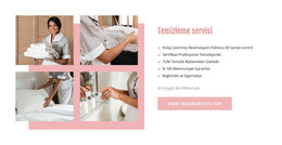 Sertifikalı Profesyonel Temizleyiciler - HTML Web Sitesi Düzeni