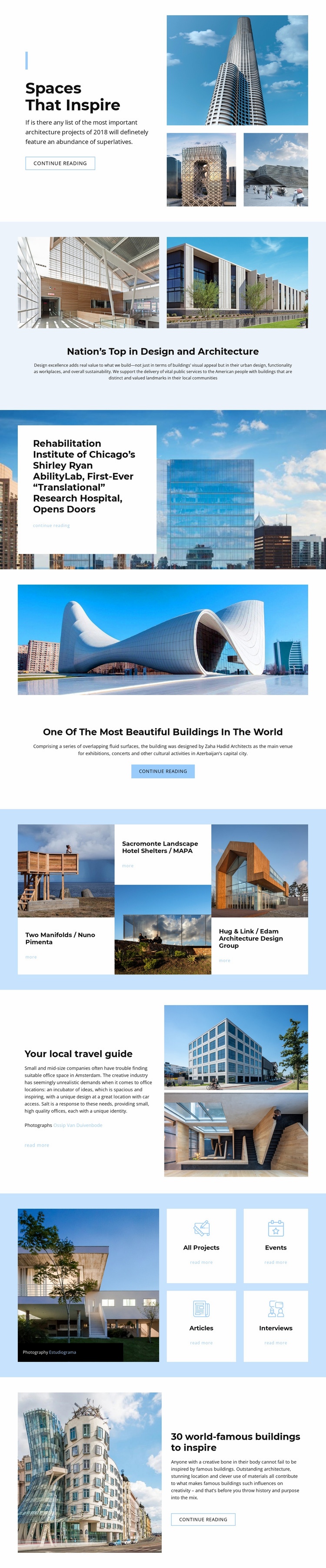 Architektura inspirovaná vesmírem Html Website Builder
