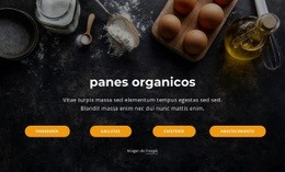 Pan Orgánico: Página De Destino Moderna