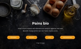 Pain Bio - Maquette De Site Web Gratuite