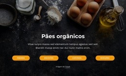 Pão Orgânico – Design Responsivo