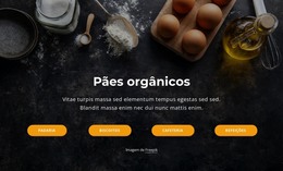 Pão Orgânico - Download De Modelo HTML