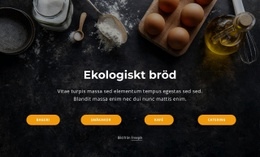 Ekologiskt Bröd – Modernt WordPress-Tema