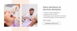 Conception De Sites Web Soins Dentaires Et Services Dentaires Pour N'Importe Quel Appareil