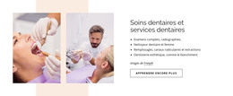 Soins Dentaires Et Services Dentaires - Modèle De Site