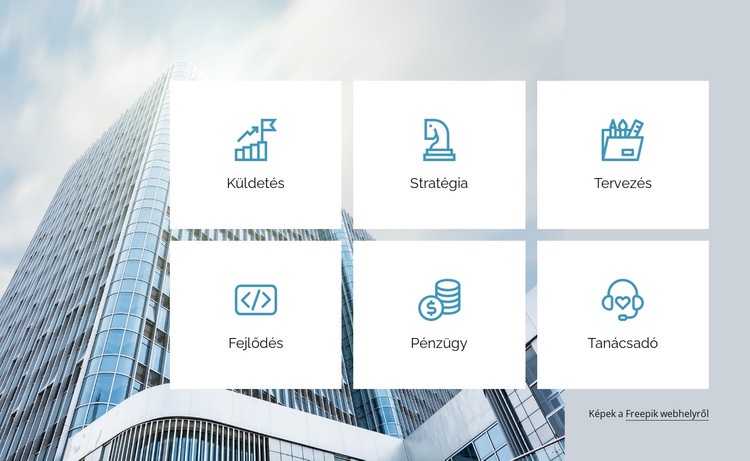 Stratégiai és pénzügyi tanácsadás Weboldal tervezés