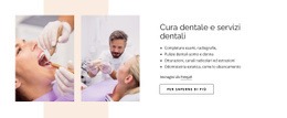 Fantastico Modello Di Una Pagina Per Cure Odontoiatriche E Servizi Odontoiatrici
