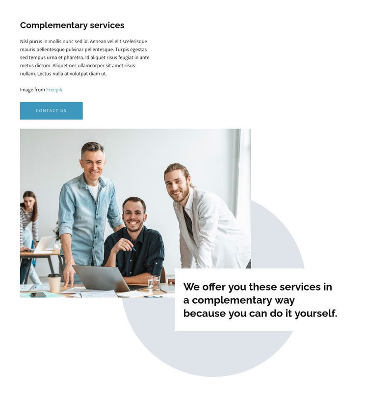 We create intuitive design Joomla Template