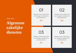Algemene Zakelijke Diensten CSS-Websitesjabloon