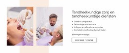 Tandheelkundige Zorg En Tandheelkundige Diensten