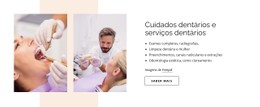 Assistência Odontológica E Serviços Odontológicos Site De Página Única