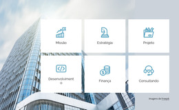 Consultoria De Estratégia E Finanças - Modelo De Página HTML