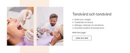 Tandvård Och Tandvård - Webbplatsmall