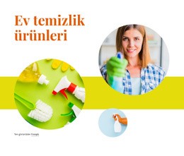 Ev Temizlik Ürünleri - HTML5 Şablonu