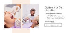 Diş Bakımı Ve Diş Hizmetleri - Premium Şablon