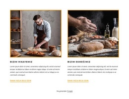 Bizim Ekmeğimiz Için Duyarlı Web Şablonu
