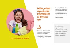 Tüm Erişilebilir Yüzeylerin Tozunu Alın Için Harika Tek Sayfalık Şablon