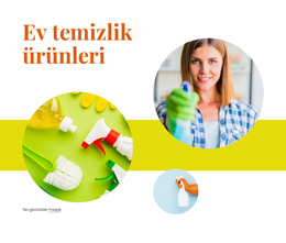 Ev Temizlik Ürünleri - En Iyi Web Sitesi Şablonu Tasarımı