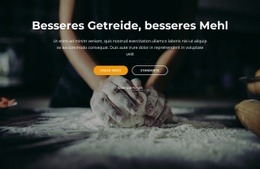 Frisch Gebackene Croissants Und Gebäck – Gebrauchsfertige HTML5-Vorlage