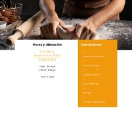 Impresionante Diseño De Sitio Web Para Horario Y Ubicación