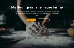 Croissants Et Viennoiseries Fraîchement Sortis Du Four – Modèle HTML5 Prêt À L'Emploi