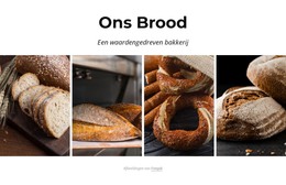 Ons Dagelijkse Brood - HTML-Sjabloon Downloaden