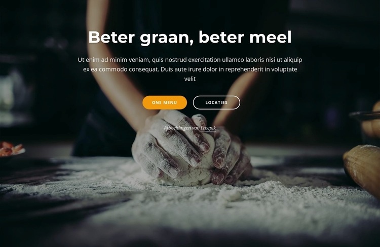 Vers gebakken croissants en gebak Html Website Builder