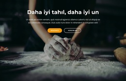 Taze Pişmiş Kruvasanlar Ve Hamur Işleri - Duyarlı WordPress Teması