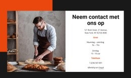 Bezoek Onze Bakkerij - Website-Ontwerp