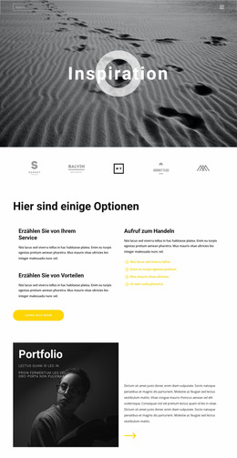 Inspiration Für Kreativität – Joomla-Website-Template