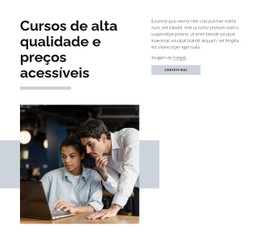 Cursos De Alta Qualidade Modelo De Código Aberto