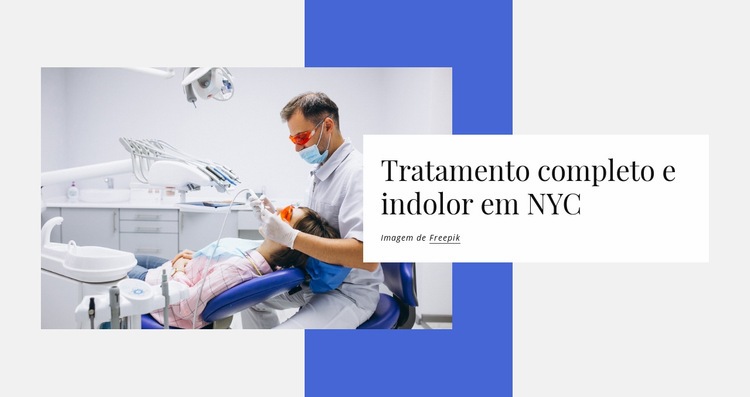 Tratamento completo e indolor Modelo