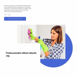 Professzionális Otthoni Takarító Cég – Mobilwebhely-Sablon