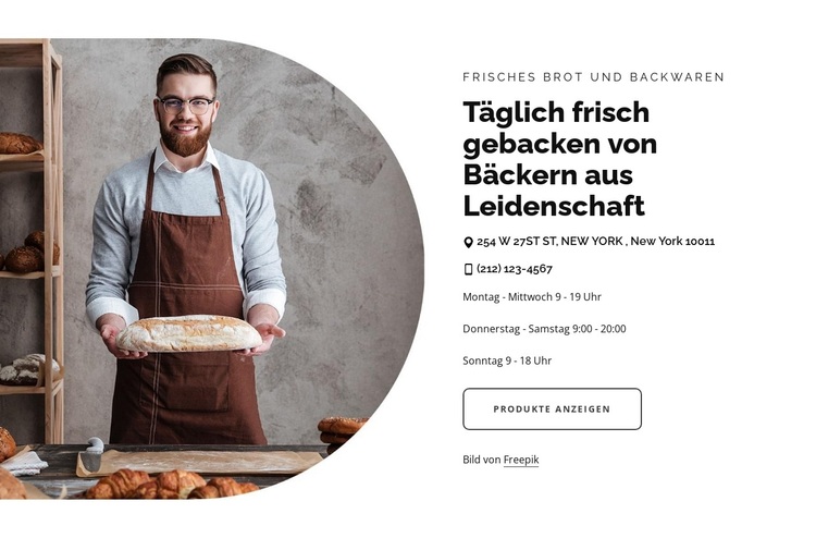 Wir sind Bäcker WordPress-Theme