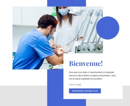 Créateur De Site Web Pour Bienvenue Dans Notre Centre Dentaire