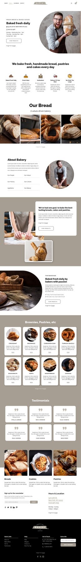 920 Food & Restaurant Html Code Examples | Nicepage